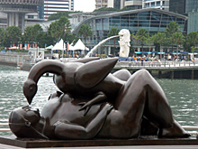Leda and the Swan, and Merlion