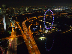 from the top of Marina Bay Sands
